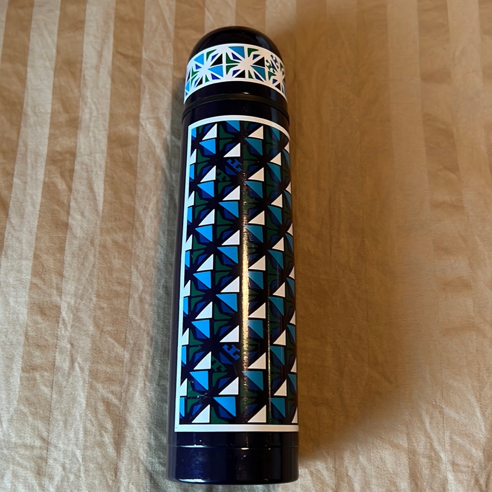 Tory Burch thermal drinking bottle hot/cold vacuum sealed Flask
